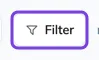 The Filter menu, with checkboxes per axis