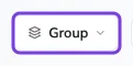 The Group menu, with the axes and their values